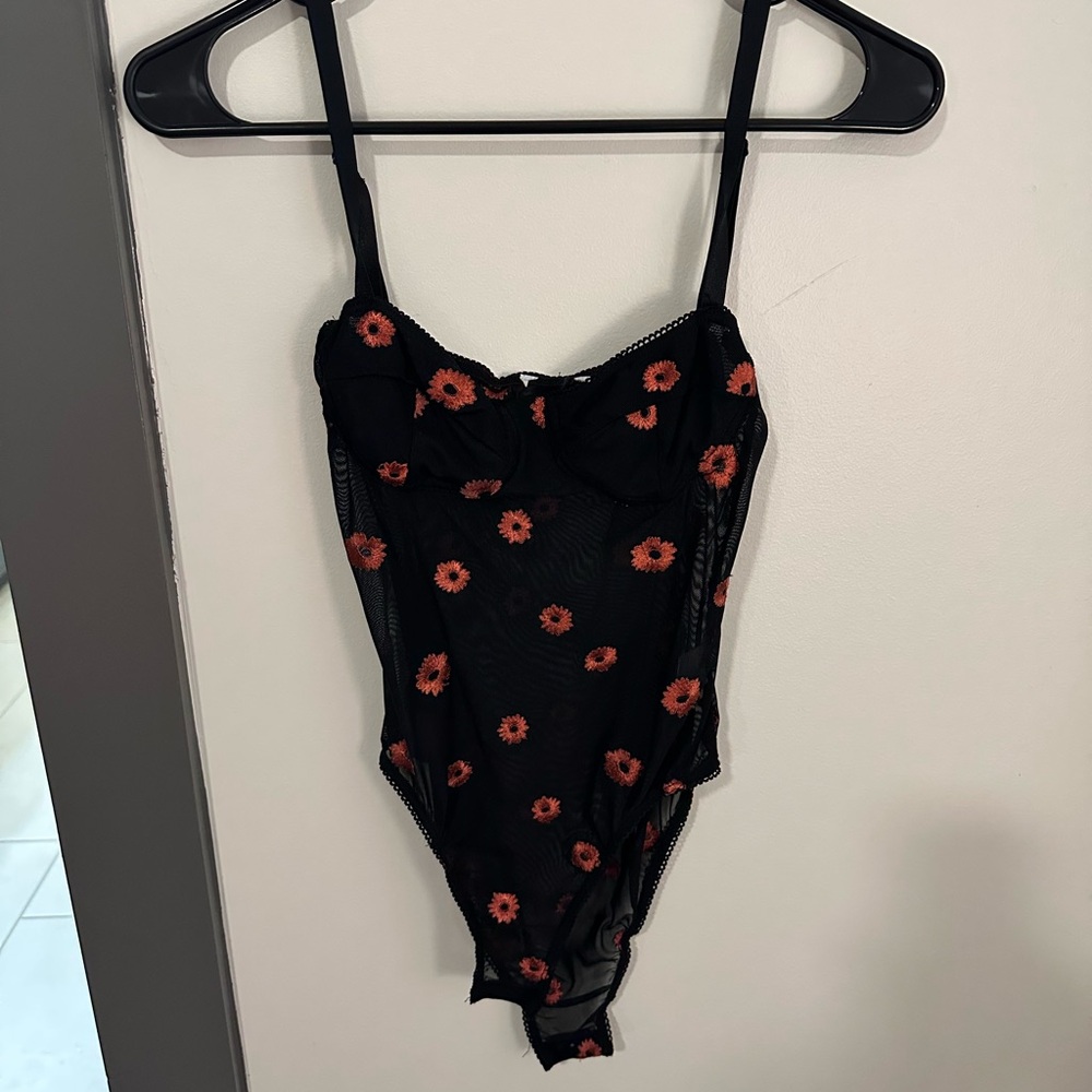 Princess Polly Rose Mesh Bodysuit